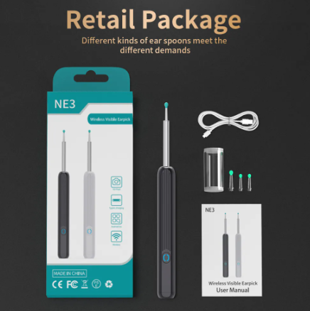 Ear cleaner with chamber