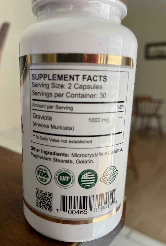 🌿 GRAVIOLA 1000 mg – VitalNature